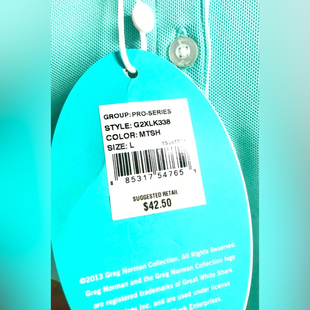 NWT Aqua Sleeveless Golf Shirt - Picture 9 of 10